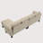 Convertible Sectional Sofa With Storage,L-Shaped Sofa,Four-Seater Sofa,Modern Linen Fabric Sectional Couches For Living Room, Beige-1556265131