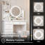 Ensemble coiffeuse et miroir Hermanson-2061517567