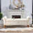 62" Bedroom Tufted Button Storage Bench, Modern Fabric Upholstered Ottoman, Window Bench with Rolled Arm Design-951980669