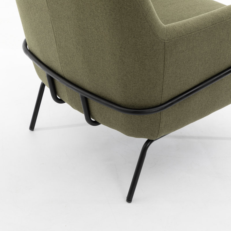 Fauteuil d'appoint rembourré avec accoudoirs