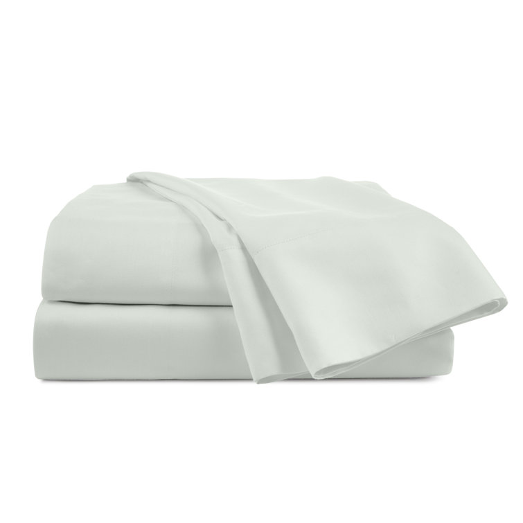 Martex 400 Thread Count Solid Sateen Cotton Ivory Full Sheet Set