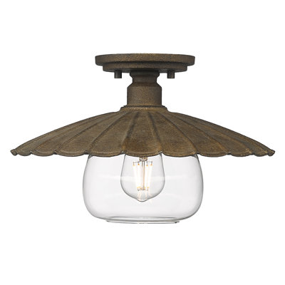Clemence Glass Flush Mount