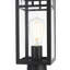 Lampadaire d'extérieur noir de 6,5 pouces Moravian