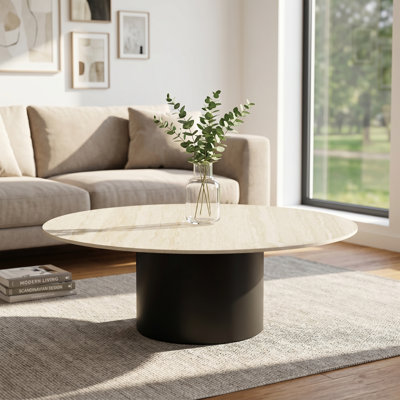 Plateau de table rond en pierre frittée 32 po / 35 po / 39 po / 42 po / 43 po / 47 po / 53 po / 59 po intérieur / extérieur Résistant aux rayures et à la chaleur Table basse, table de salle à manger, table de patio, fête ...