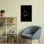 Lizard Mantis Standoff Contemporary Lizard Nature Wildlife Wall Art Print 1 Piece Wrapped Canvas Wall Art-2031672860