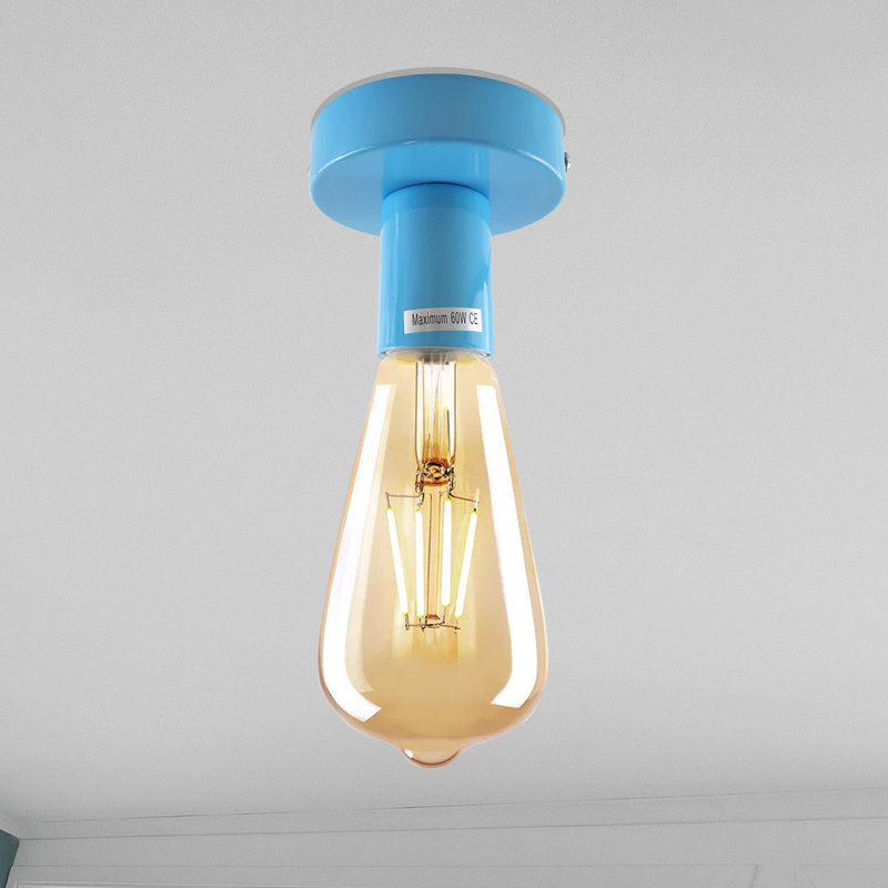 Marjory Flush Mount, Vintage Blue, Yes
