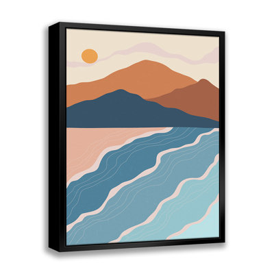 «Beach And Mountains # 2» par Stanley Print House - on