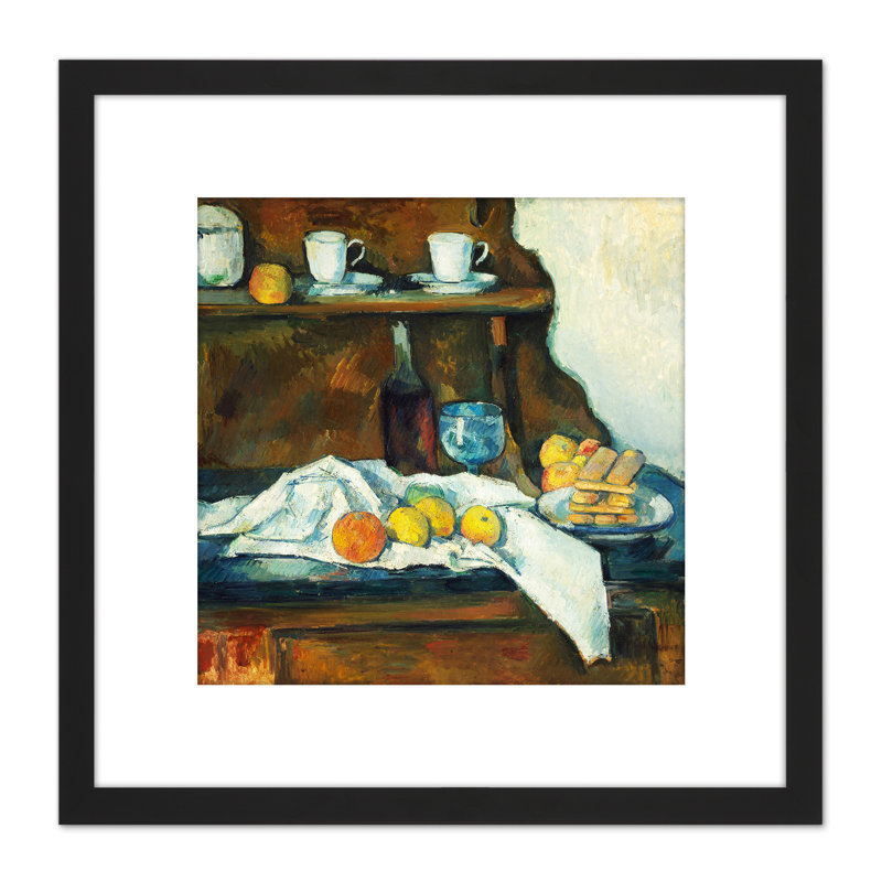 Paul Cezanne The Buffet Cropped - Single Picture Frame Painting