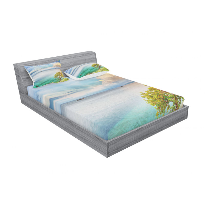 Microfiber Sheet Set, Full/Double Sheet Set with Fitted Sheet