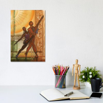 In Tandem by Fred Odle - Wrapped Canvas Print