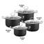 SQ Professional Epoque 4-Piece Stainless Steel Cookware Set