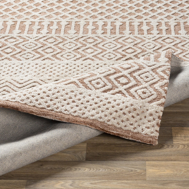 Vannie Wool Geometric Indoor Rug, Rectangle 2' x 3'