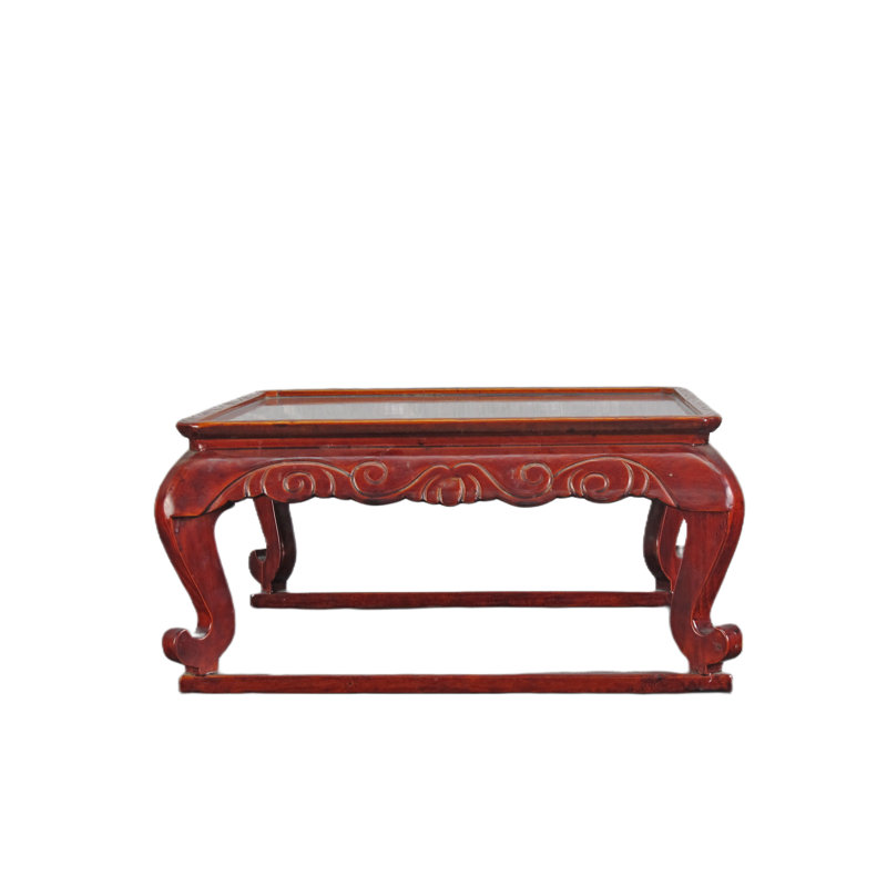 Asian Classic Solid Wood Square Decorative Tray