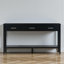 Console Deerfin, console contemporaine de 59,08 po avec 3 tiroirs et 1 tablette-88367382