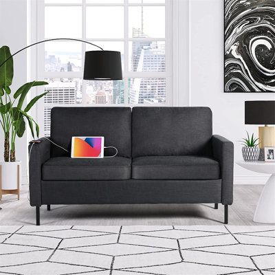 Redi Upholstered 56.3'' Loveseat