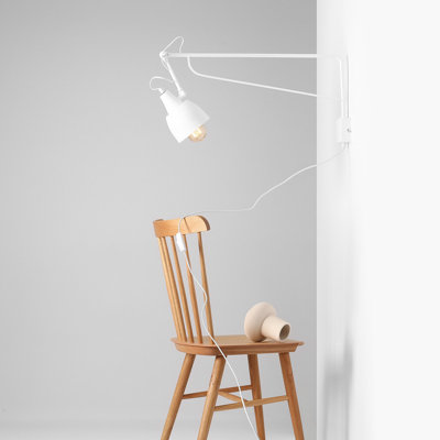 Goldmann Steel Swing Arm Sconce