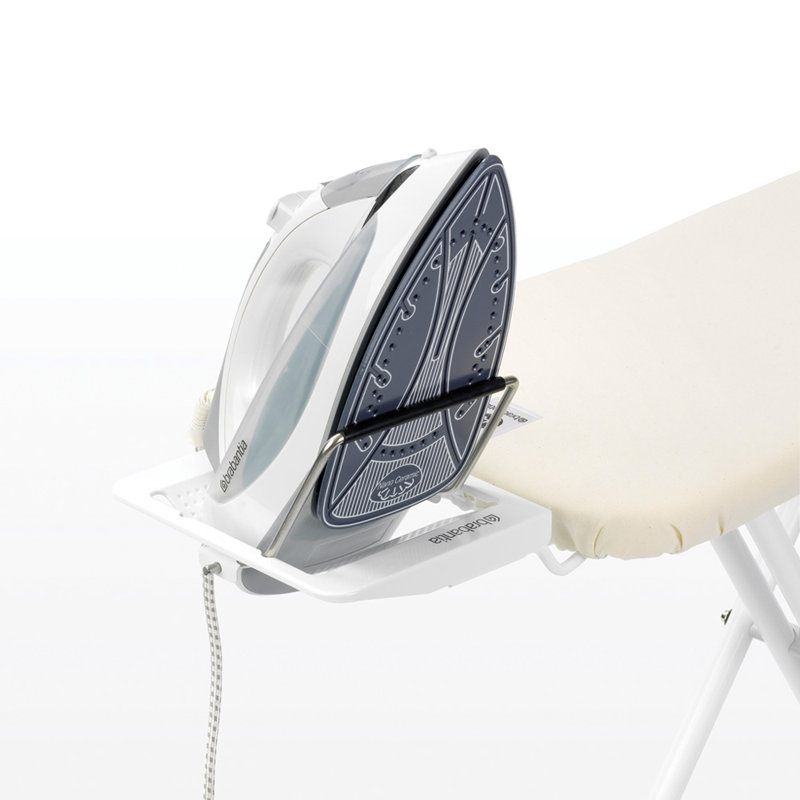 Brabantia Size A Ironing Board with Steam Iron Rest, Blue/Black