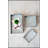 S/3 Decorative Galvanized Gray Nesting Trays