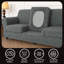 Housse tricotée pour fauteuil inclinable en jacquard-1119858758