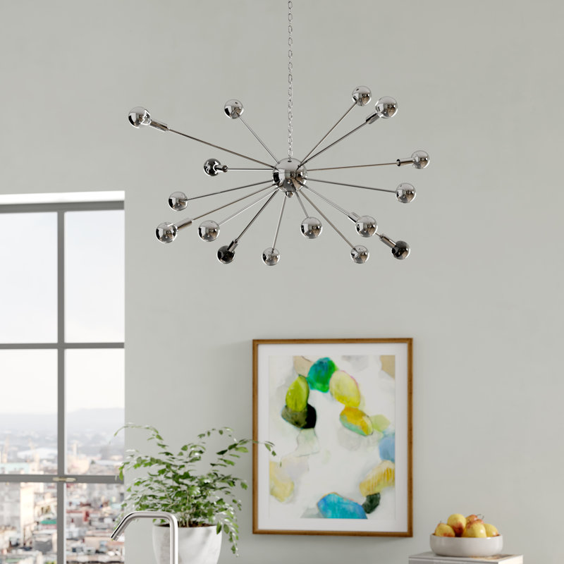 Lustre sphère spoutnik 8 lumières Stegner