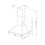 30" Smeg Classic Wall Hood