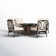 Arwand 4-Person Outdoor Conversation Set with Fire Pit Table