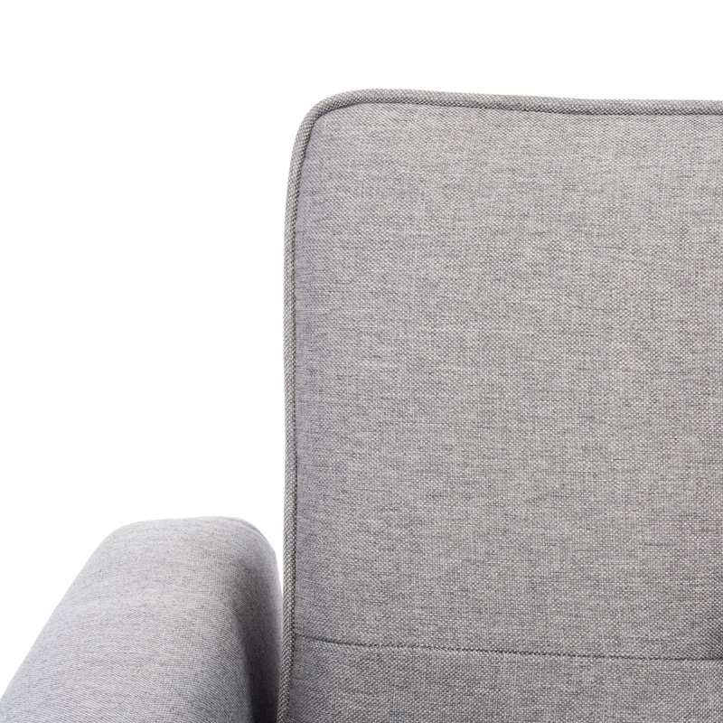 Futton Twin 82.3'' Upholstered Convertible Sofa, Grey, Linen