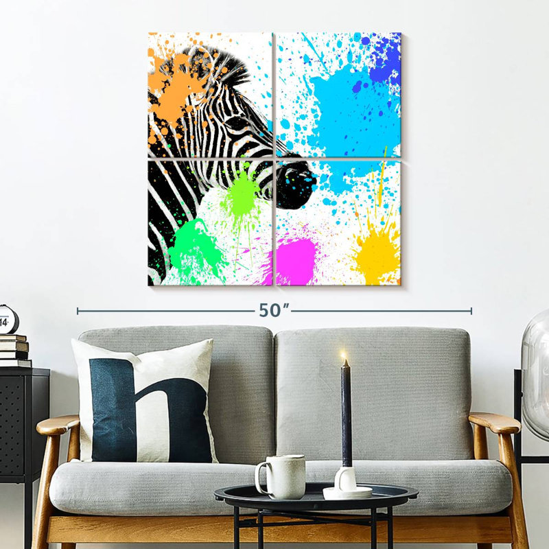 Brampt Zebra I, 32'' H x 32'' W