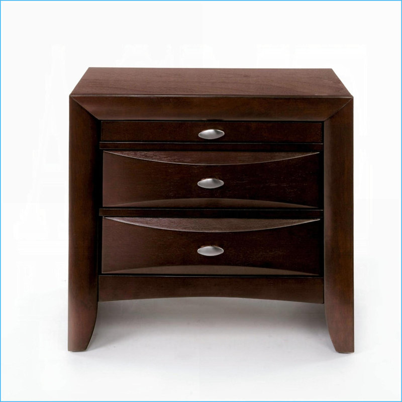 Table de chevet 2 tiroirs Modern
