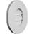 Vertical Round Ended Surface Mount Signature Urethane Functional Gable Vent, Primed Tan-101823533