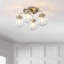 Plafonnier semi-encastré 4 lumières 18 po Ailana-855788806