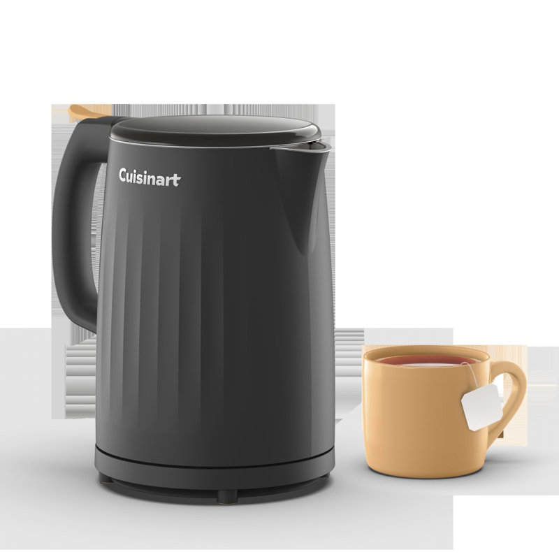 Cuisinart Soho 1-Liter Double-Wall Electric Kettle, Black