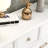 White Solid + Manufactured Wood Accent Cabinet
