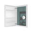 Armoire à pharmacie 24 po x l 36 po à surface sans miroir, avec bords biseautés et porte à ouverture droite