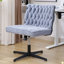 Fauteuil de bureau sans accoudoirs sans roulettes