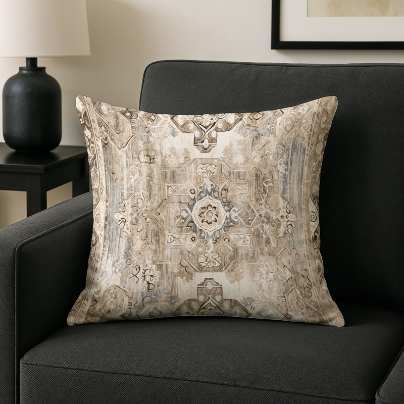 Opulent Heritage Indoor And Outdoor Throw Pillow, Square 18"