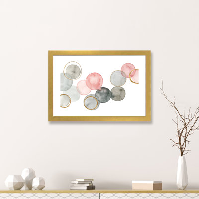 «Gilded Spheres II» par Grace Popp - impression encadrée