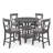 Tresvon 4 - Person Four Leg Base Dining Set-188707680-188707683