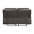 Transitional Reclining Sofa Set with Plush Microfiber Upholstery