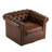 Lawrence Chesterfield Upholstered Swivel Club Chair-496064907