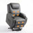 Polyester and Metal Frame Power Lift Massage Recliner -932232740