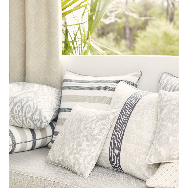 Isola Borneo Ikat Fabric, Smoke