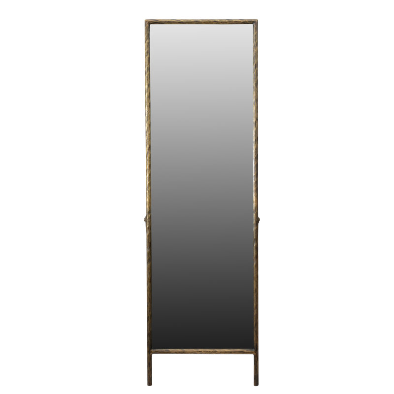 Zyron Metal Flat Floor Mirror