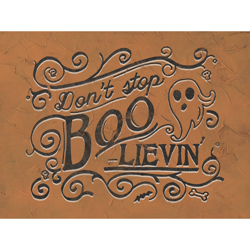 Tariek Don't Stop BOO-lievin' II by June Erica Vess - Wrapped Canvas Print, 91 cm H x 61 cm W