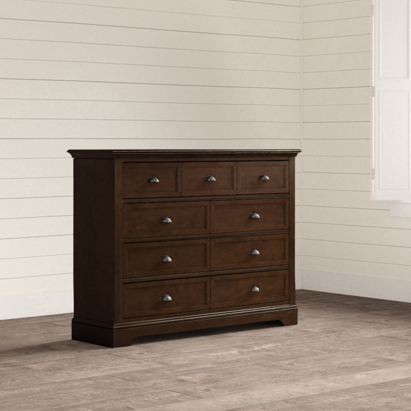 Huey 58'' W 9 - Drawer Dresser, Brown