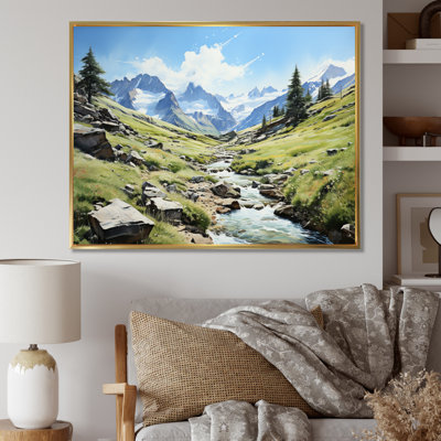 " Green Blue Mountains Alpine Symphony "