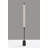 Rosales 54.5'' Black LED Column Floor Lamp