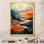 Impression sur toile «T Wilson Canyon Grey Expanse I»