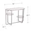 Console à miroir Maxina avec rangement