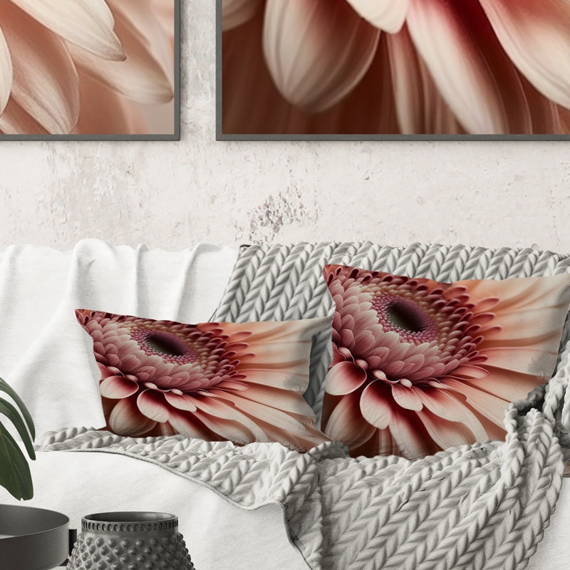 Coussin Pink Gerbera Flowers IV - Gerbera